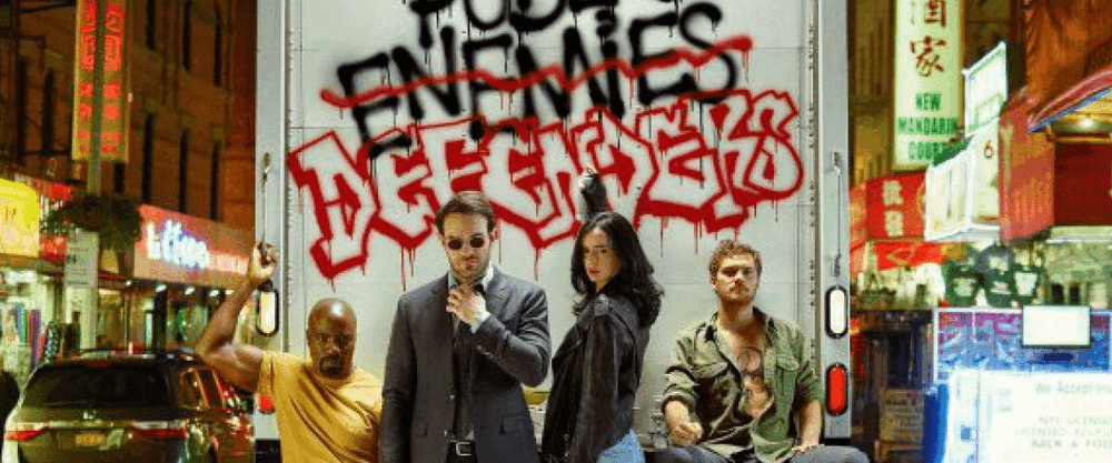 The Defenders : la super-série de Netflix se dévoile un peu plus ! Netflix The Defenders – Banniere